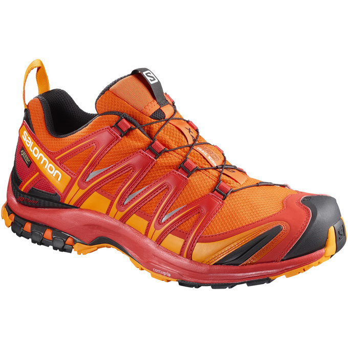 SALOMON XA PRO 3D GTX® Philippines - Men's Trail Running Shoes - Orange | 213750-EHB